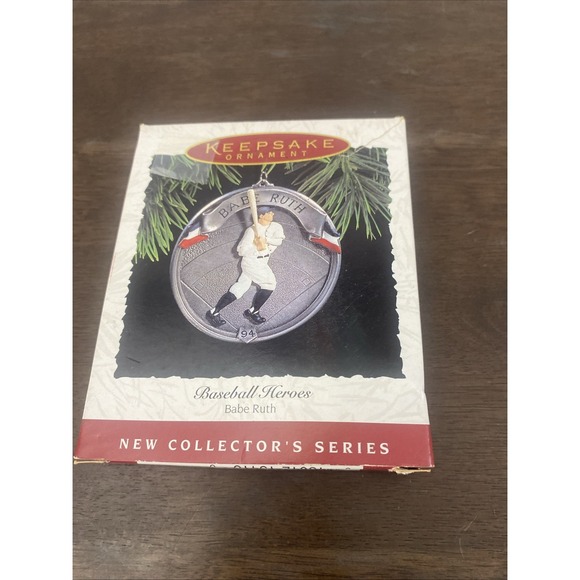 Vint Hallmark Collectors Series Baseball‎ Hero Babe Ruth First In Series 1994 - Picture 4 of 5